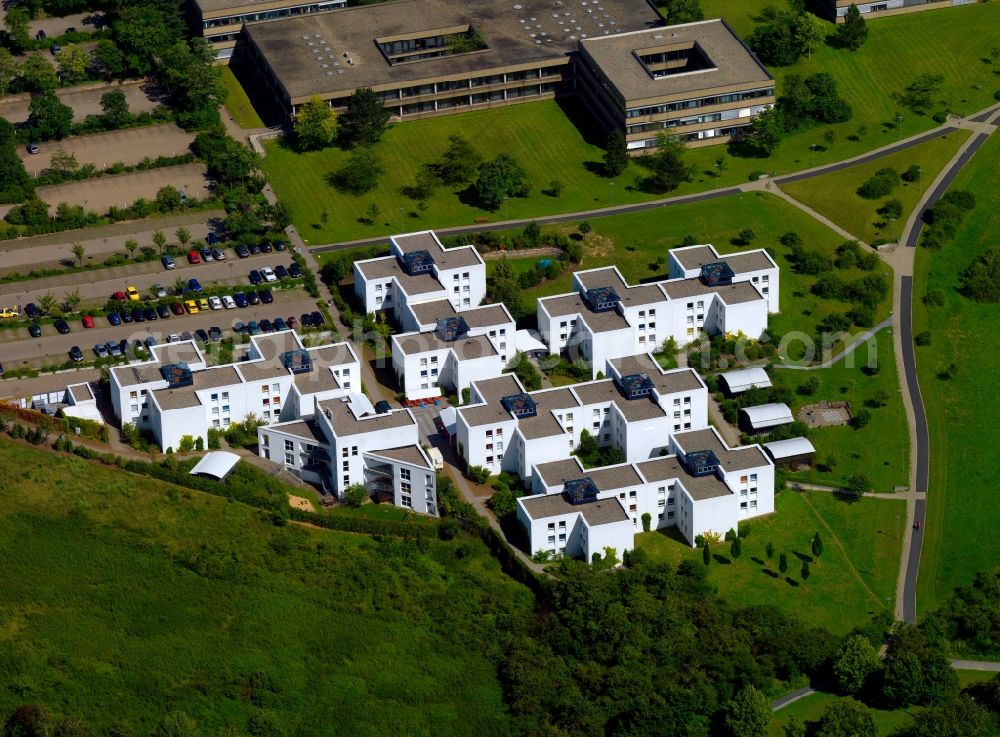 Würzburg from above - The campus of the University of Wuerzburg Hubland in the state of Bavaria