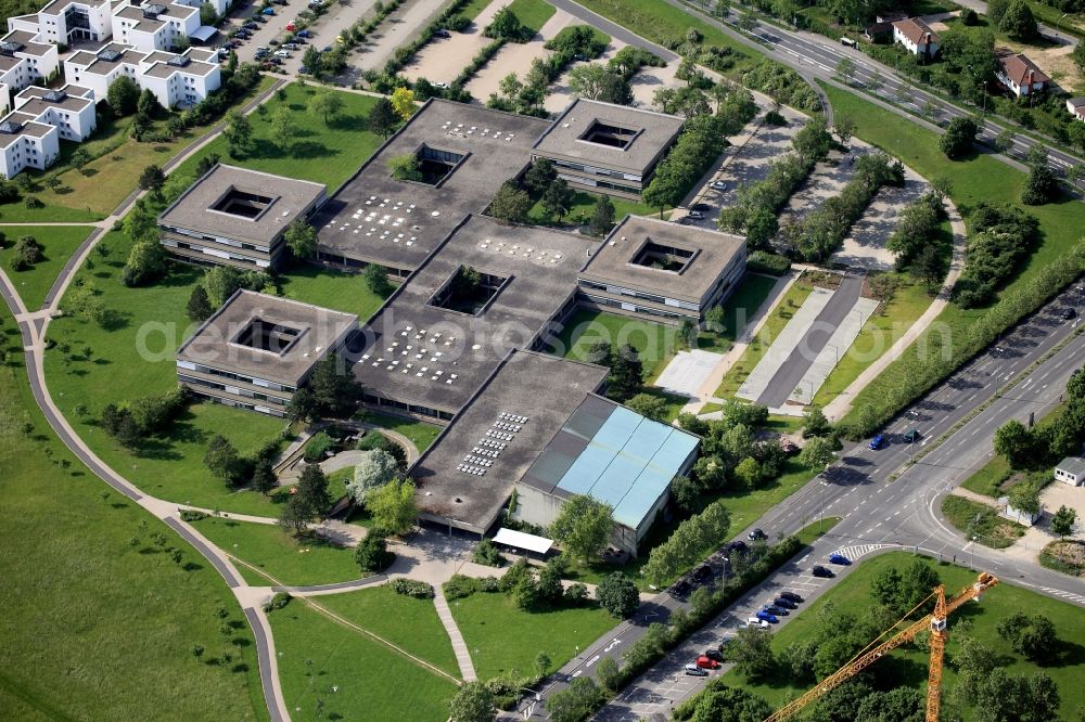 Würzburg from above - The campus of the University of Wuerzburg Hubland in the state of Bavaria