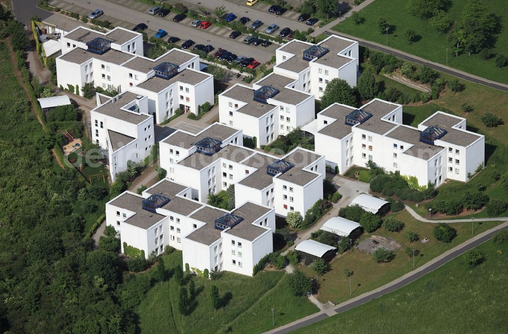 Würzburg from the bird's eye view: The campus of the University of Wuerzburg Hubland in the state of Bavaria