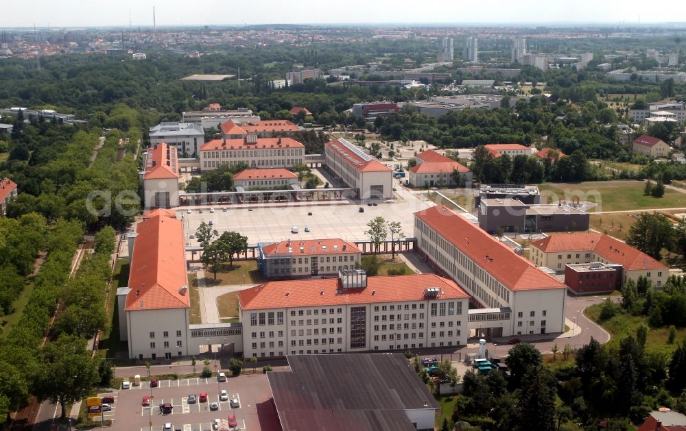 Halle / Saale from above - Campus, Martin-Luther-University Halle-Wittenberg in Halle (Saale) in Saxony-Anhalt