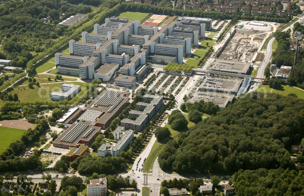 Bielefeld from the bird's eye view: Look at the campus of the university of Bielefeld