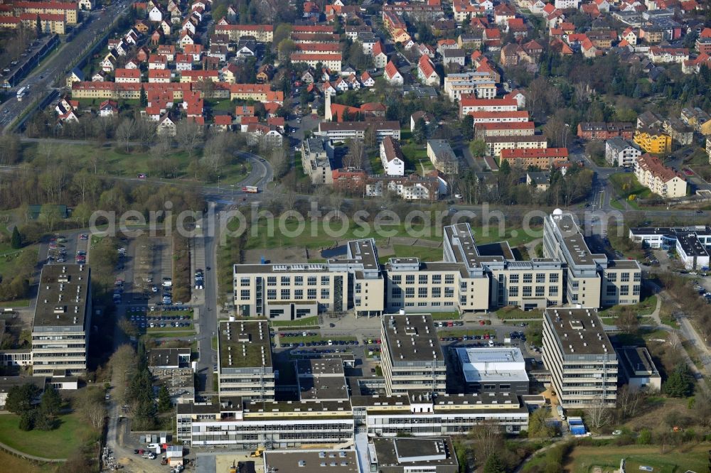 Göttingen from above - Campus of the University of Goettingen in Lower Saxony