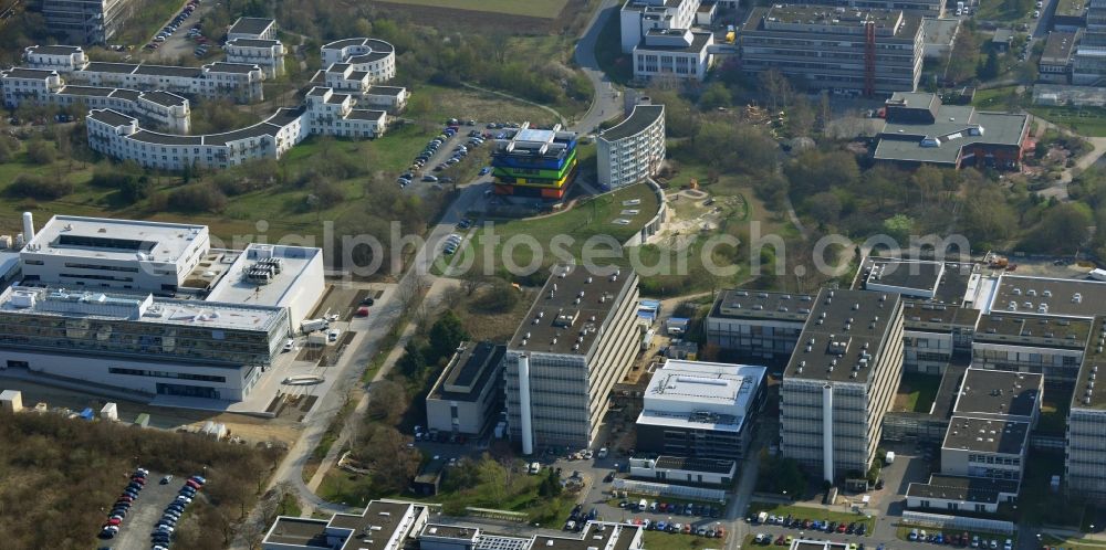 Göttingen from the bird's eye view: Campus of the University of Goettingen in Lower Saxony