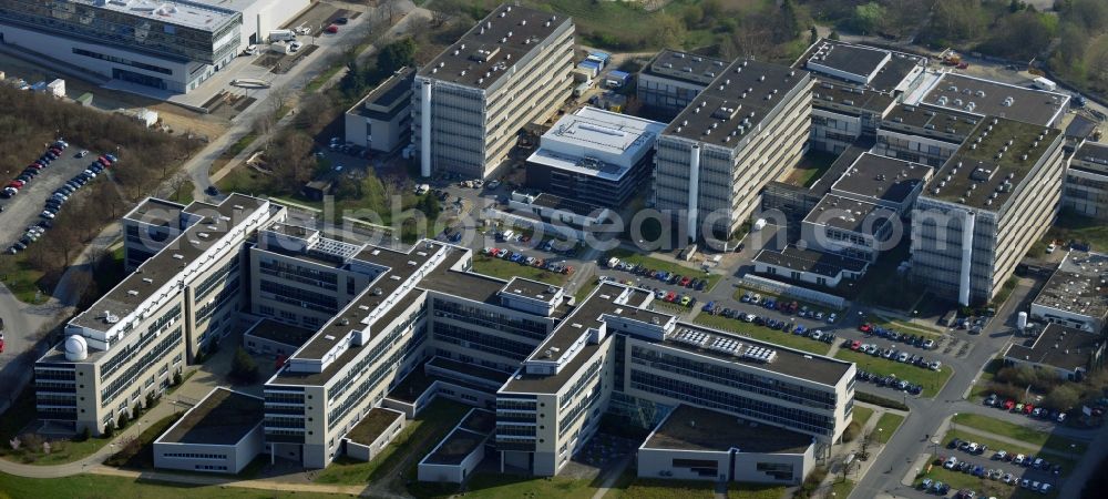 Göttingen from above - Campus of the University of Goettingen in Lower Saxony