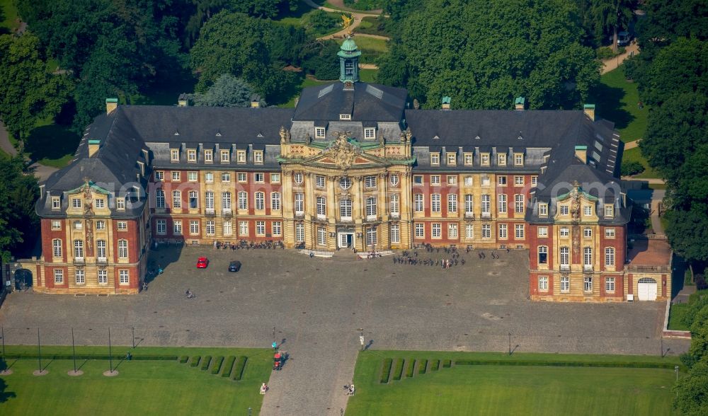 Aerial photograph Münster - Campus University University of Muenster in Muenster in North Rhine-Westphalia