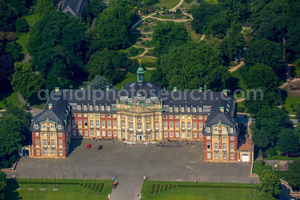 Münster from the bird's eye view: Campus University University of Muenster in Muenster in North Rhine-Westphalia