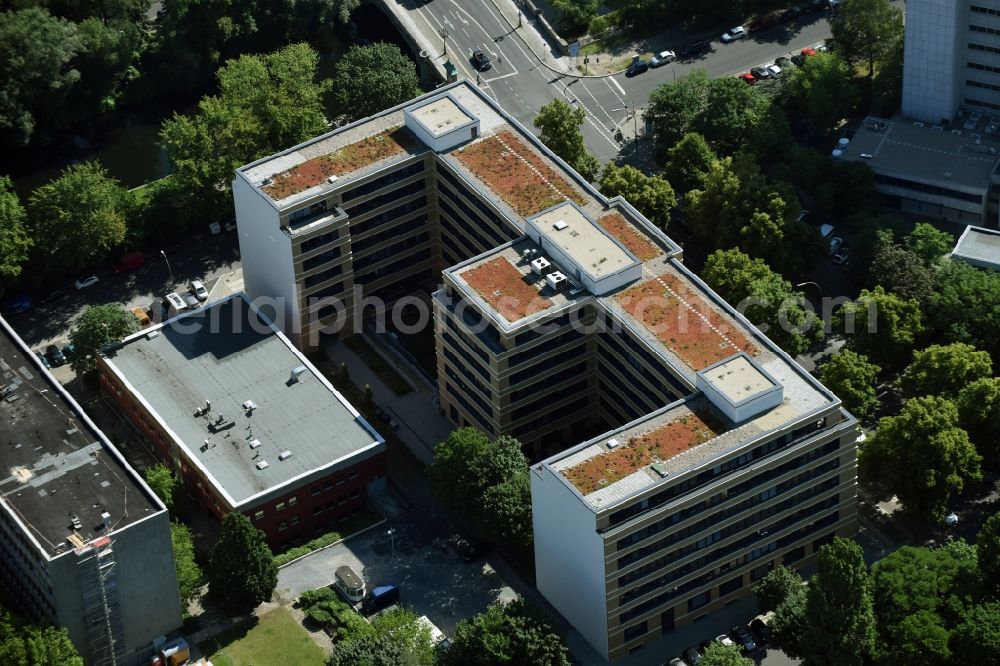 Berlin from above - Campus University- area TU Berlin - MAR Gebaeude Marchstrasse in Berlin