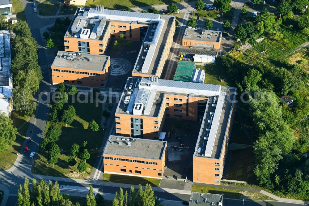 Rostock from above - Campus University- area Institut fuer Chemie on Albert-Einstein-Strasse in Rostock in the state Mecklenburg - Western Pomerania, Germany