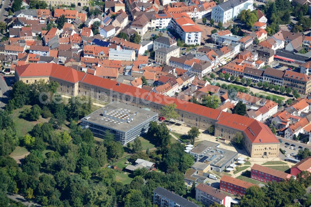 Aerial photograph Germersheim - Campus University- area Johannes Gutenberg in Germersheim in the state Rhineland-Palatinate