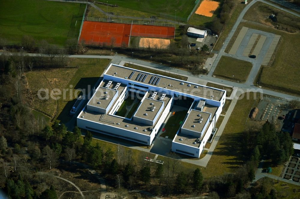 Aerial image Bayreuth - Campus university area TAO - Technologie Allianz Oberfranken on Universitaetsstrasse in the district Frankengut in Bayreuth in the state Bavaria, Germany