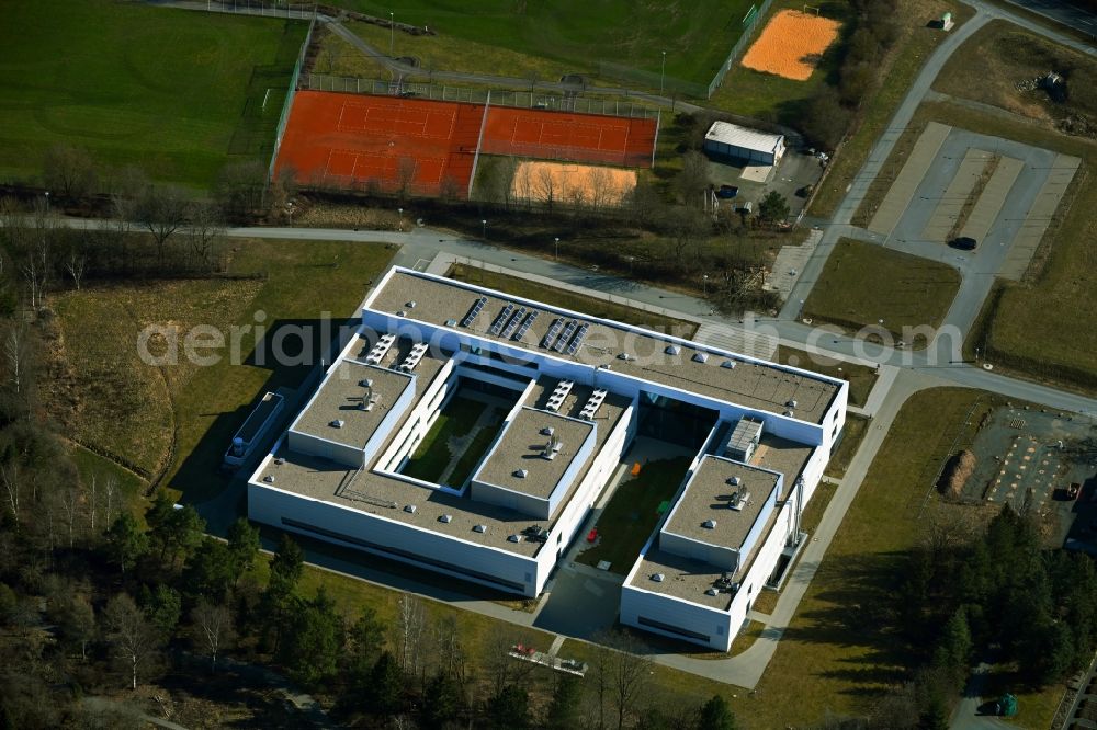 Aerial photograph Bayreuth - Campus university area TAO - Technologie Allianz Oberfranken on Universitaetsstrasse in the district Frankengut in Bayreuth in the state Bavaria, Germany