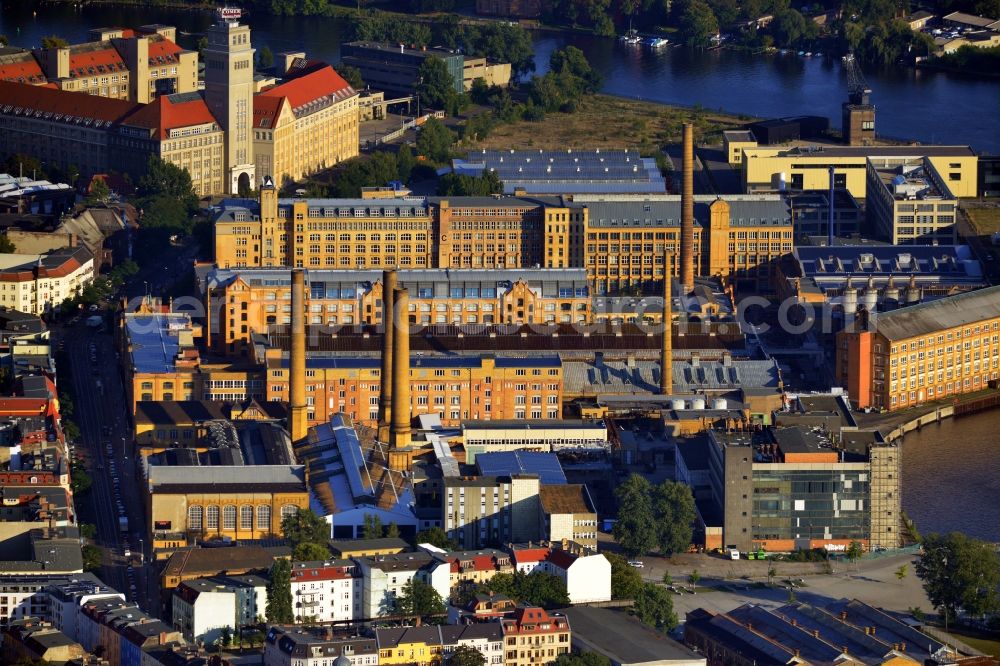 Aerial image Berlin OT Oberschöneweide - View of the campus Wilhelminenhof of the University of Applied Sciences for Engineering and Economics in Berin