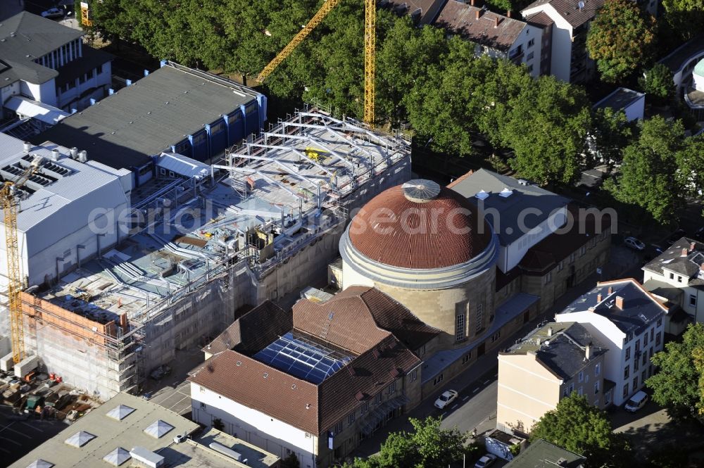 Aerial photograph Offenbach - View of the Capitol in Offenbach in Hesse