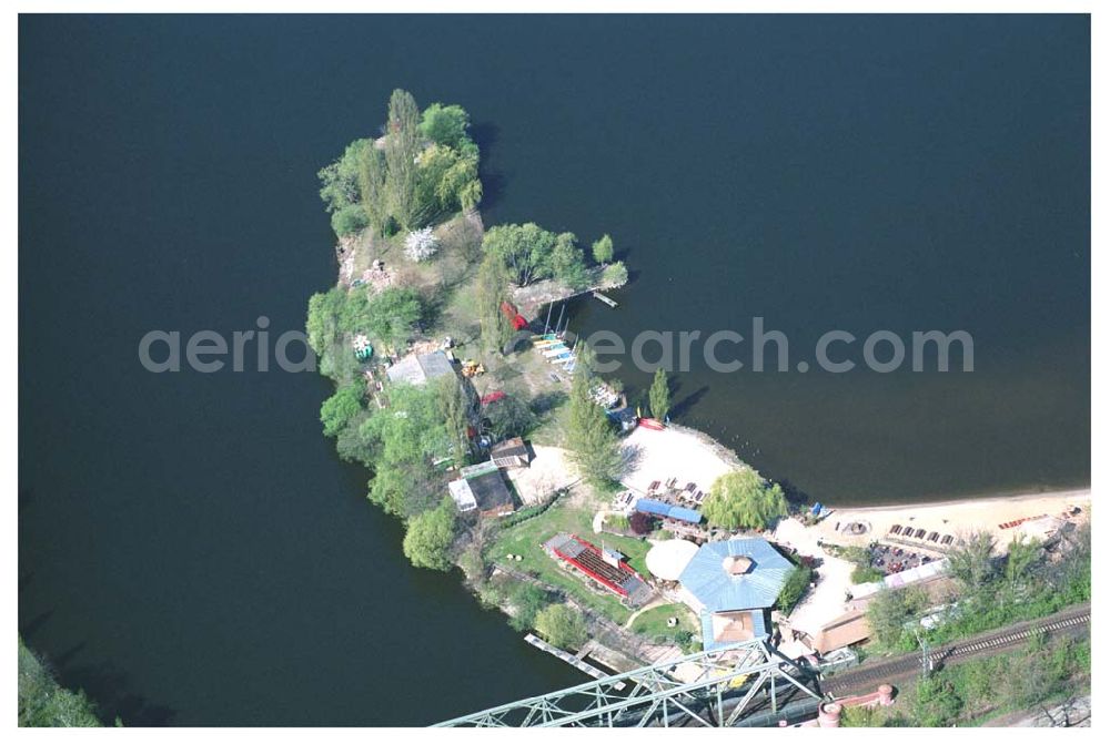 Caputh from above - Ortsansicht von Caputh am Schielowsee/Templiner See