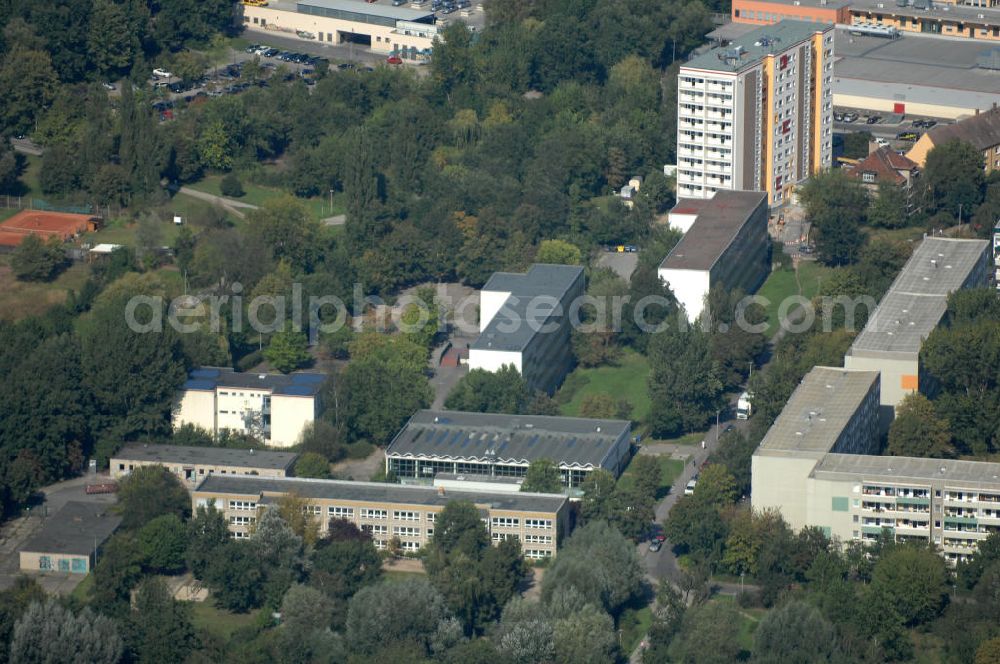 Berlin from the bird's eye view: Blick auf das Carl-Friedrich-Gauß-Gymnasium an der Walter-Friedrich-Straße in Berlin-Buch.