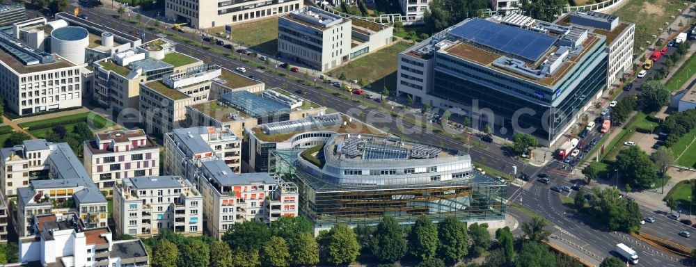 Berlin from the bird's eye view: View of the CDU Federal office at the Berlin Tiergarten Triangle