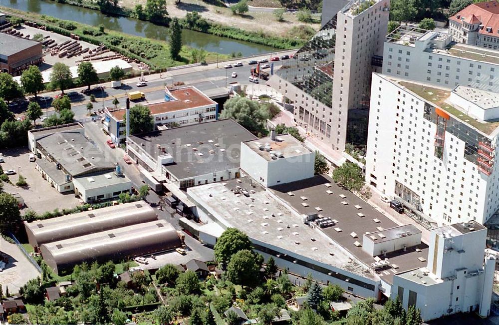 Aerial image Berlin Neukölln - 09..08.1995 CEBE Wilhelm Lebensmittelwerk Neukölln