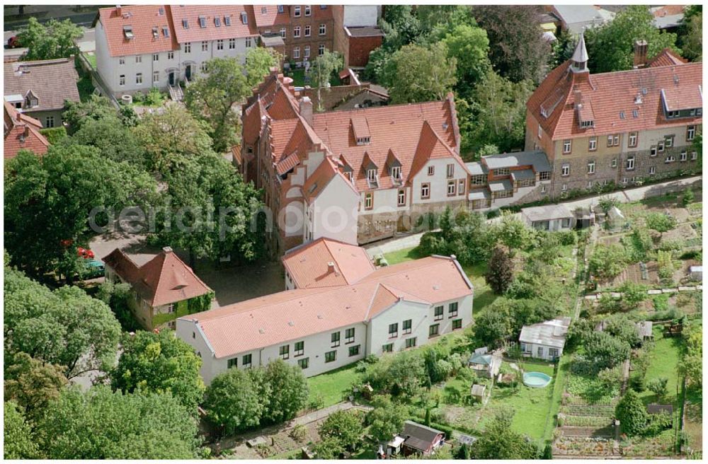 Halberstadt from above - 22.08.2004, Blick auf den Cecilienstift- Diakonissen Mutterhaus Am Cecilienstift 1, Postfach 1436, 38820 Halberstadt Tel. 03941/6814-0, Fax: 03941/6814-40 eMail: cecilienstift@t-online.de