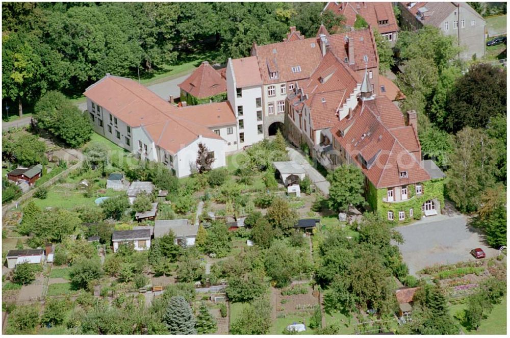 Aerial image Halberstadt - 22.08.2004, Blick auf den Cecilienstift- Diakonissen Mutterhaus Am Cecilienstift 1, Postfach 1436, 38820 Halberstadt Tel. 03941/6814-0, Fax: 03941/6814-40 eMail: cecilienstift@t-online.de