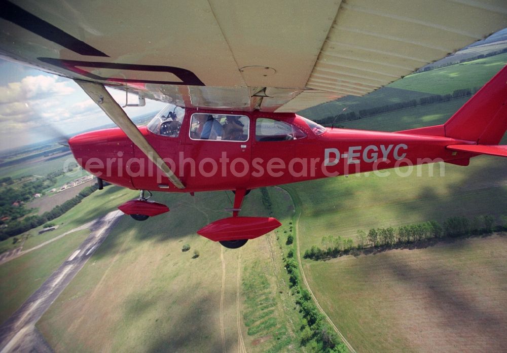 Aerial photograph Neuhardenberg - Light aircraft Cessna 172 D-EGYC Agency euroluftbild.de in Neuhardenberg in the state Brandenburg, Germany