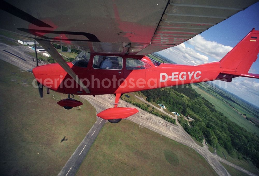 Aerial photograph Neuhardenberg - Light aircraft Cessna 172 D-EGYC Agency euroluftbild.de in Neuhardenberg in the state Brandenburg, Germany