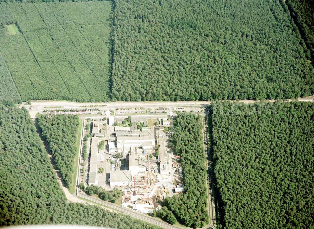 Aerial image Linkenheim - Hochstetten - Chemieindustriekomplex bri Linkenheim - Hochstetten.