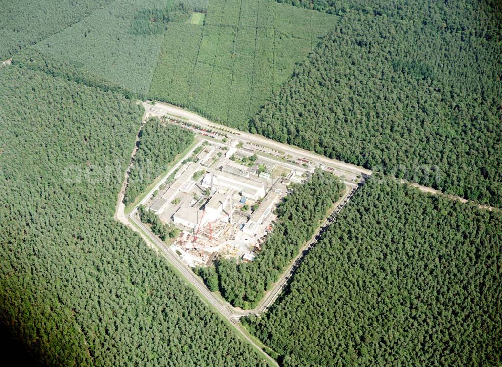 Aerial photograph Linkenheim - Hochstetten - Chemieindustriekomplex bri Linkenheim - Hochstetten.