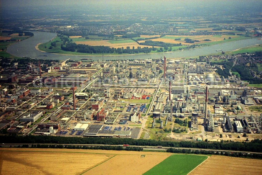 Aerial image Köln Dormagen - Chemistry park Dormagen in Cologne in North Rhine-Westphalia