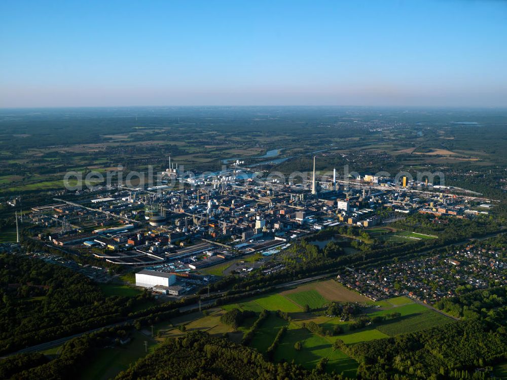 Aerial image Marl - Chemical Park Marl in the Ruhr Area in North Rhine-Westphalia