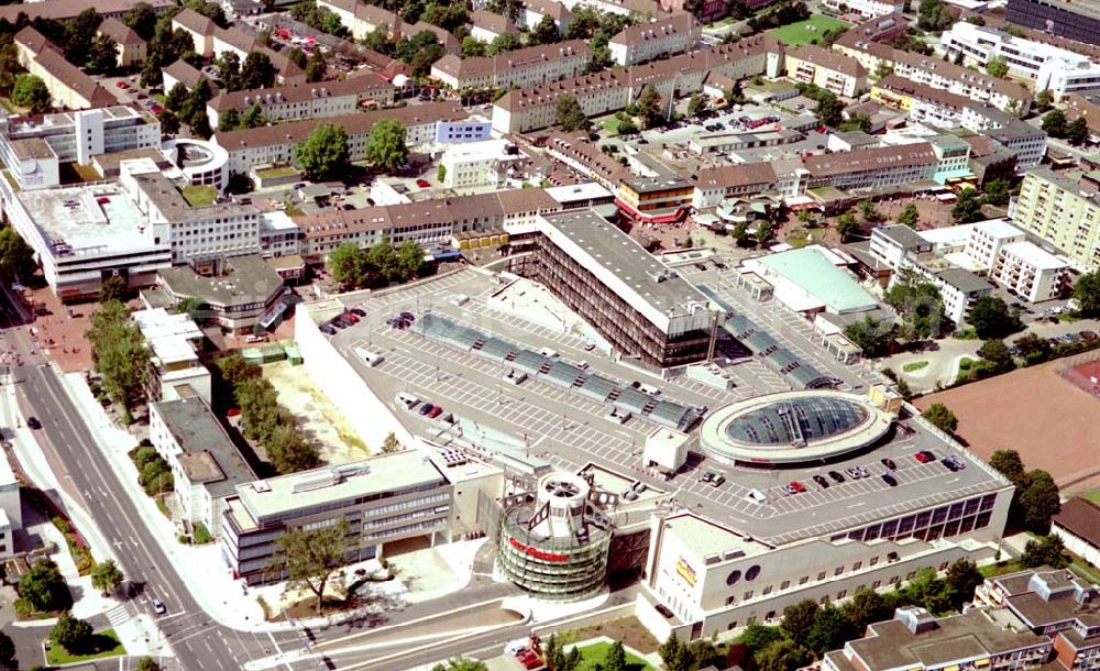 Aerial photograph Wolfsburg - CITY GALERIE der ECE-Projekt GmbH im Stadtzentrum von Wolfsburg.