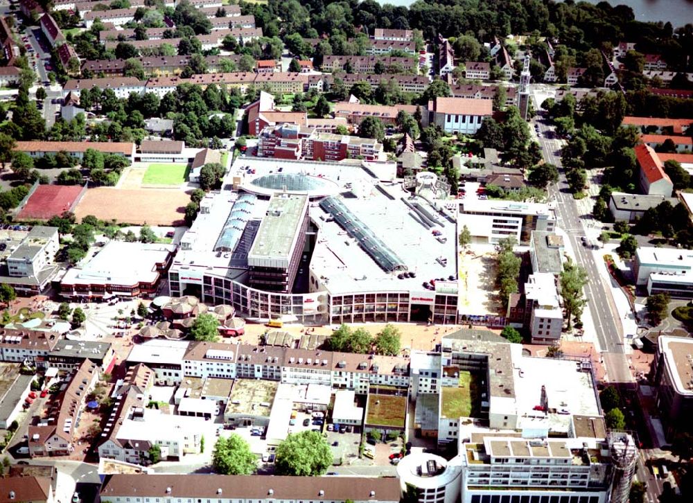 Aerial image Wolfsburg - CITY GALERIE der ECE-Projekt GmbH im Stadtzentrum von Wolfsburg.