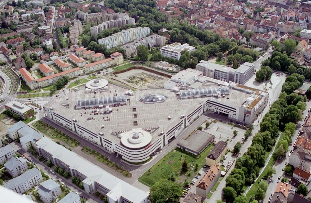 Augsburg/Bayern from the bird's eye view: City-Galerie der ECE Projektmanagement in Augsburg.