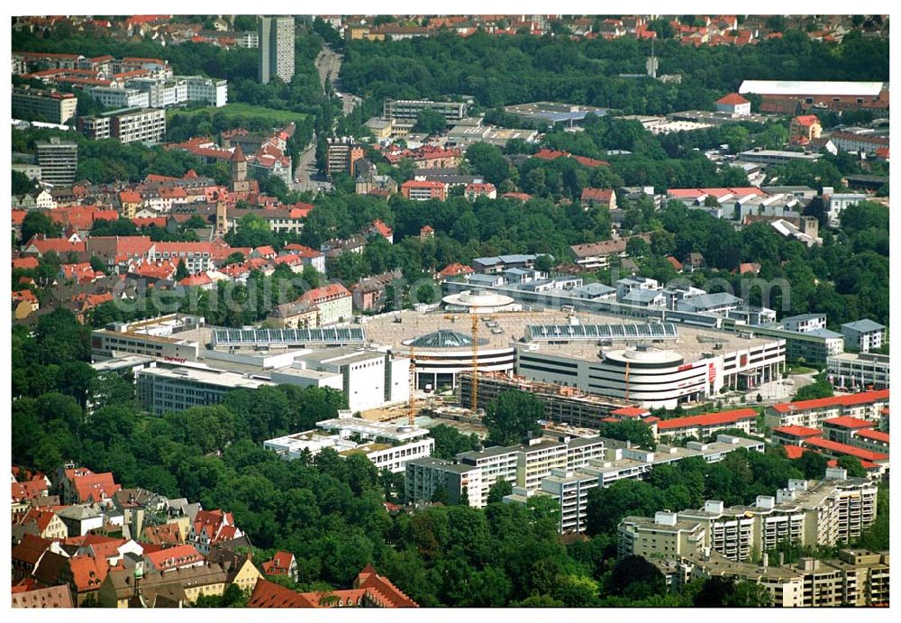 Aerial image Augsburg / Bayern - 12.07.2005 Augsburg (Bayern) City-Galerie der ECE Projektmanagement in Augsburg. City-Galerie Augsburg Willy-Brandt-Platz 1 86153 Augsburg Tel.: 0821-56757-0 Fax: 0821-56757-10