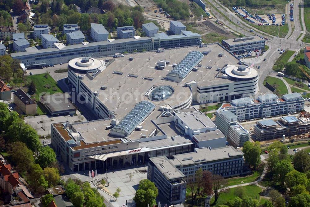 Aerial photograph Augsburg - 04.05.2006 Augsburg (Bayern) City-Galerie der ECE Projektmanagement in Augsburg. City-Galerie Augsburg,Willy-Brandt-Platz 1,86153 Augsburg,Tel.: 0821-56757-0 Fax: 0821-56757-10