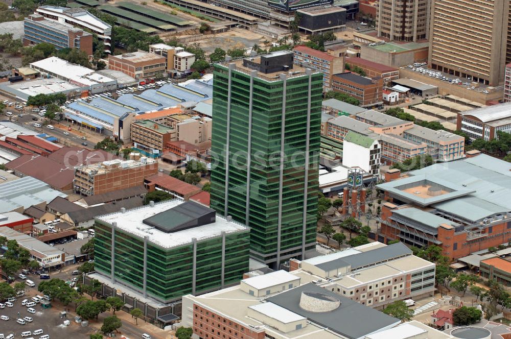 Aerial image Pretoria - Das Civitas Building in der Struben Street im Stadtzentrum. Im Gebäude haben das Innenministerium und das Gesundheitsministerium ihren Sitz. The Civitas Building in Struben Street in the city center. This building houses the Departments of Home Affairs and Health.