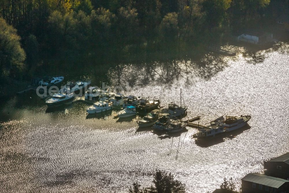 Aerial photograph Rechlin - View of the lake Claassee in Rechlin in the state Mecklenburg-West Pomerania