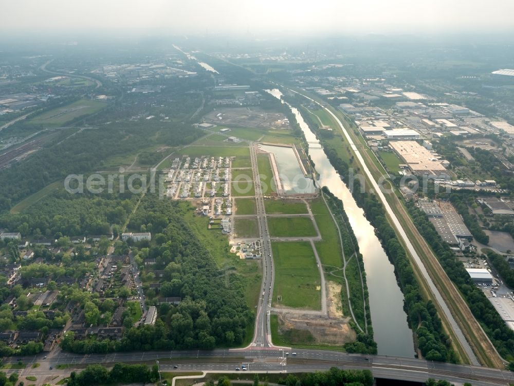 Gelsenkirchen from the bird's eye view: Consol Park on the site of the former Zeche Consolidation in Gelsenkirchen in North Rhine-Westphalia