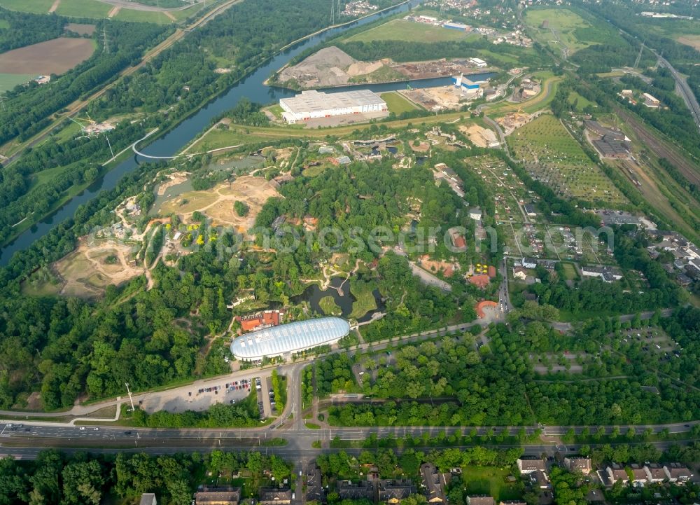 Aerial image Gelsenkirchen - Consol Park on the site of the former Zeche Consolidation in Gelsenkirchen in North Rhine-Westphalia