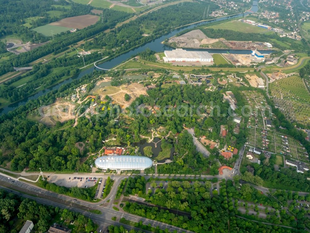 Aerial photograph Gelsenkirchen - Consol Park on the site of the former Zeche Consolidation in Gelsenkirchen in North Rhine-Westphalia