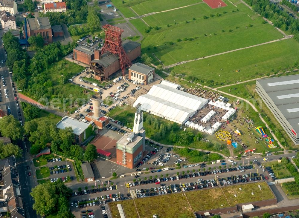 Aerial photograph Gelsenkirchen - Consol Park on the site of the former Zeche Consolidation in Gelsenkirchen in North Rhine-Westphalia