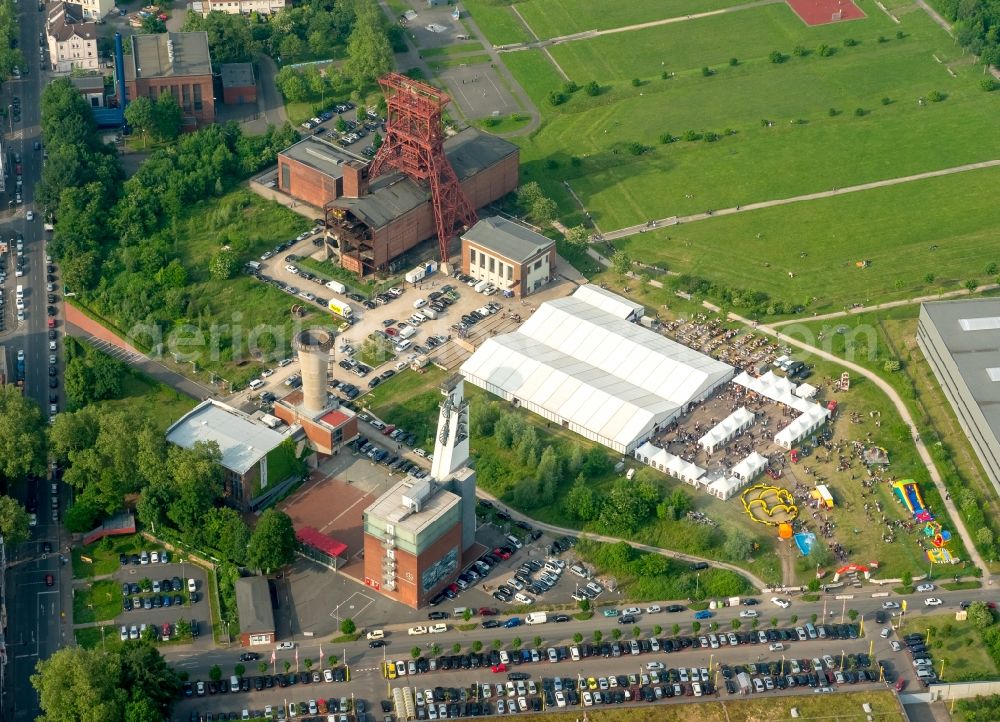 Gelsenkirchen from above - Consol Park on the site of the former Zeche Consolidation in Gelsenkirchen in North Rhine-Westphalia