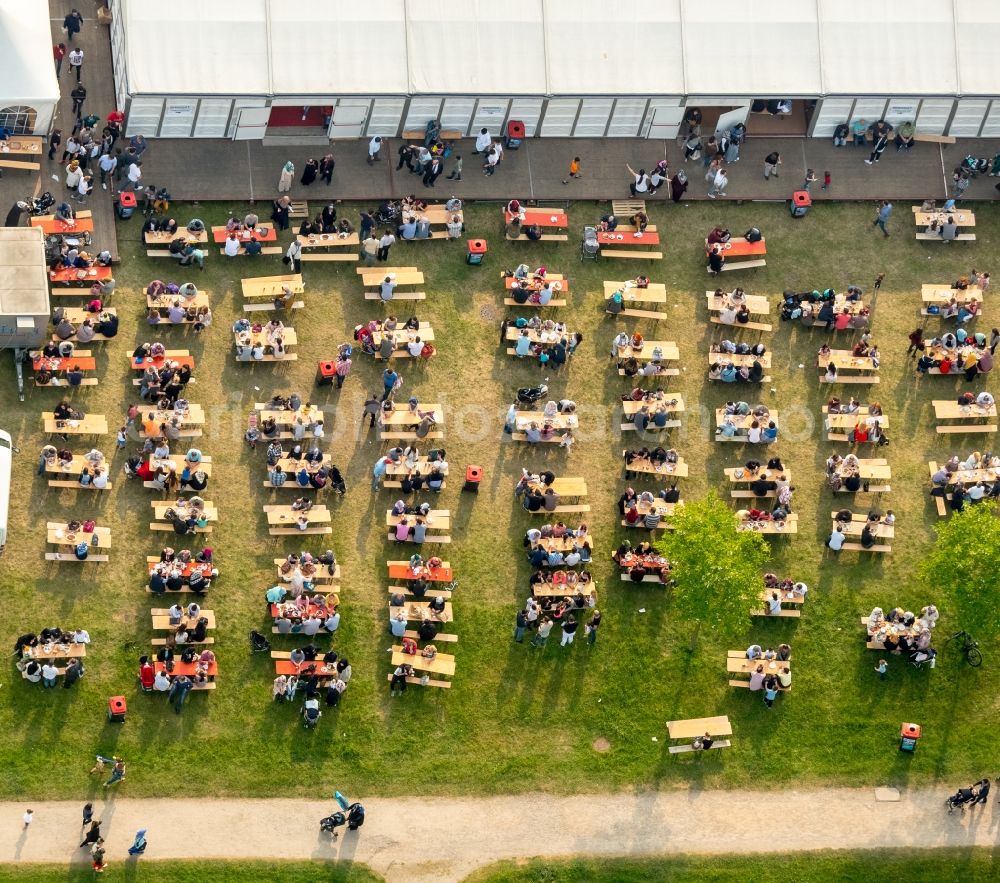 Aerial image Gelsenkirchen - Consol Park on the site of the former Zeche Consolidation in Gelsenkirchen in North Rhine-Westphalia