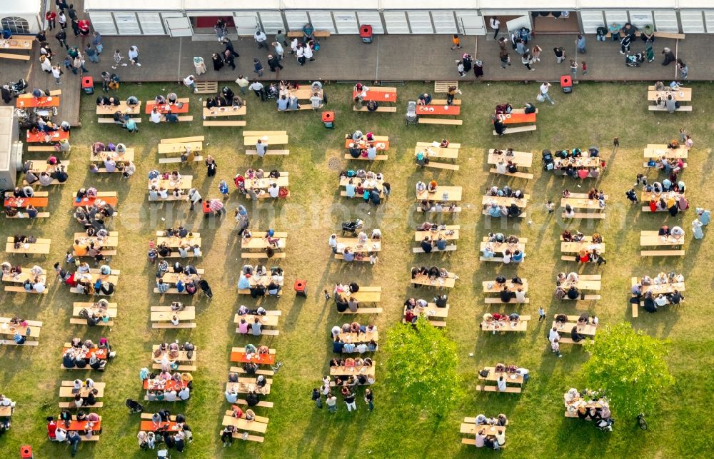 Gelsenkirchen from above - Consol Park on the site of the former Zeche Consolidation in Gelsenkirchen in North Rhine-Westphalia