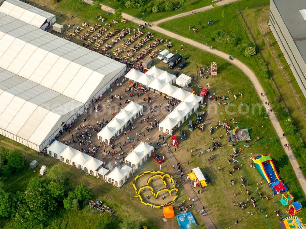 Aerial photograph Gelsenkirchen - Consol Park on the site of the former Zeche Consolidation in Gelsenkirchen in North Rhine-Westphalia