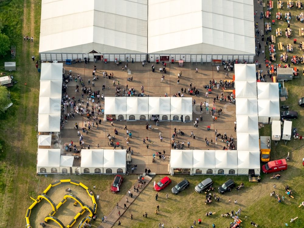 Gelsenkirchen from above - Consol Park on the site of the former Zeche Consolidation in Gelsenkirchen in North Rhine-Westphalia