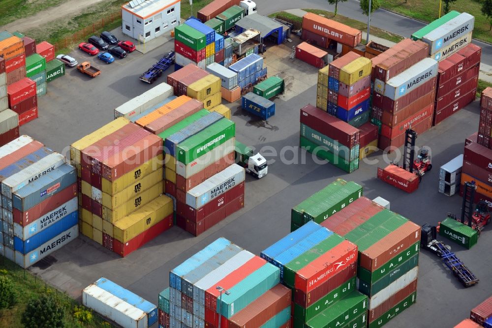 Aerial image Großbeeren - Freight loading zone in Großbeeren in Brandenburg