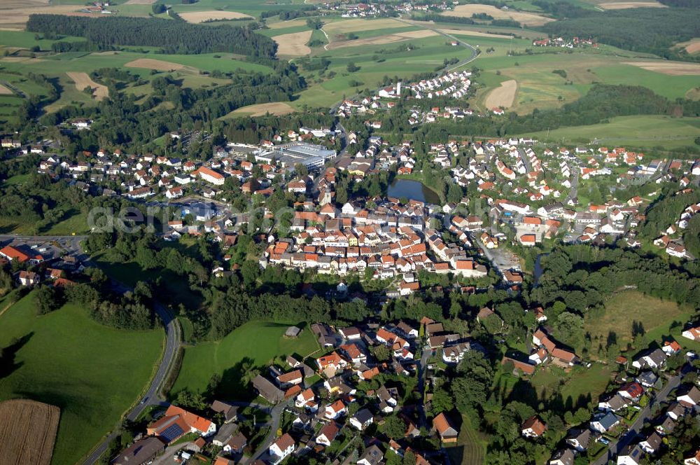 Aerial photograph Creußen - Blick auf die Satdt Creußen. Kontakt: Stadt Creußen, Bahnhofstr. 11, 95473 Creußen, Tel. 09270 989-0, Fax 09270 989-77,