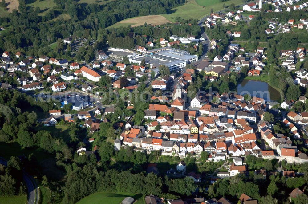 Creußen from above - Blick auf die Satdt Creußen. Kontakt: Stadt Creußen, Bahnhofstr. 11, 95473 Creußen, Tel. 09270 989-0, Fax 09270 989-77,