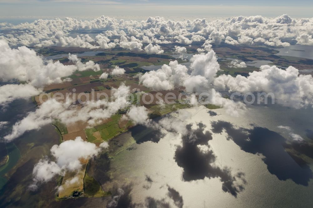 Aerial image Kloster - Landscape of the northern tip of the island Hiddensee in Mecklenburg-Western Pomerania