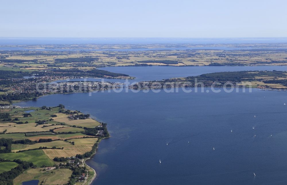 Aerial photograph Gråsten - Dalsgaard on the Flensburg Fjord southwest Graasten in Denmark